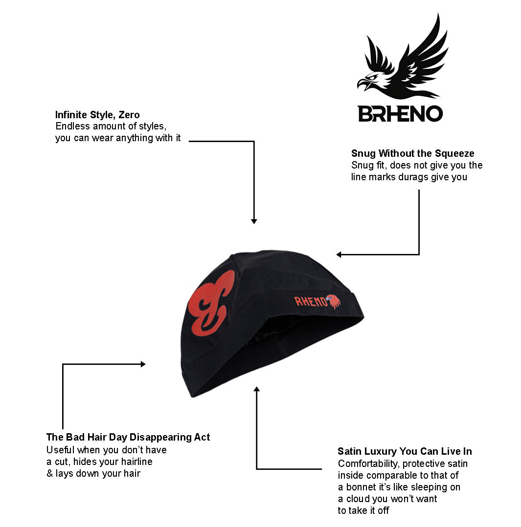 Black/Red Satin Rheno Eagle