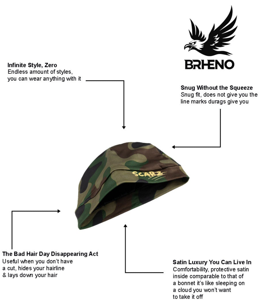 Camouflage skullcap